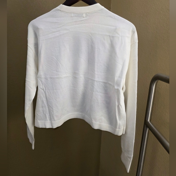 Big Sale! Alice + Olivia Gleeson Embroidered Stretch-cotton Jumper Sweater - Picture 10 of 10